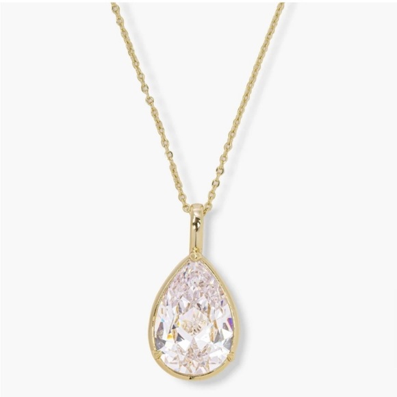 BRAND NEW MELINDA MARIA ‘It’s So Stunning’ TEARDROP NECKLACE-  GORGEOUS 🤩🌸🫶 - Picture 7 of 11